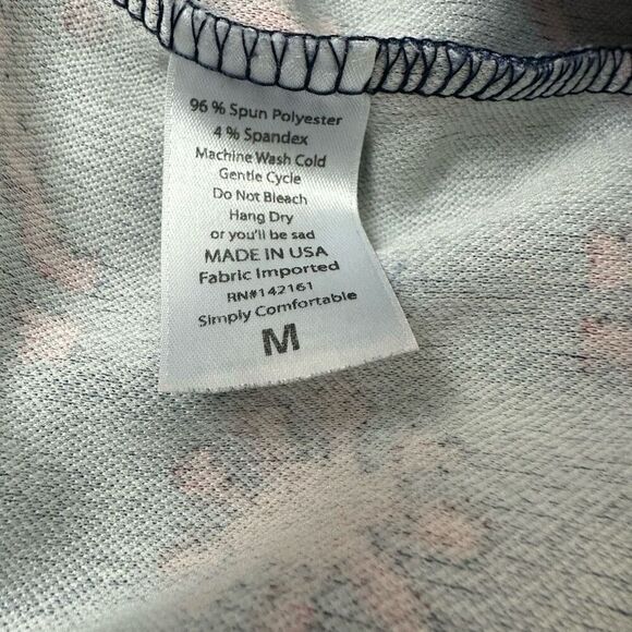 LuLaRoe Women's M Straight Pencil Skirt Blue Red Abstract Star Print Firework - Picture 5 of 7